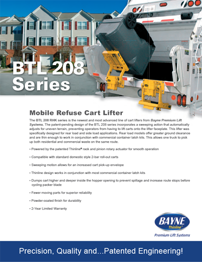 BLT 208 20 RHK Series Cart Lifter Brochure