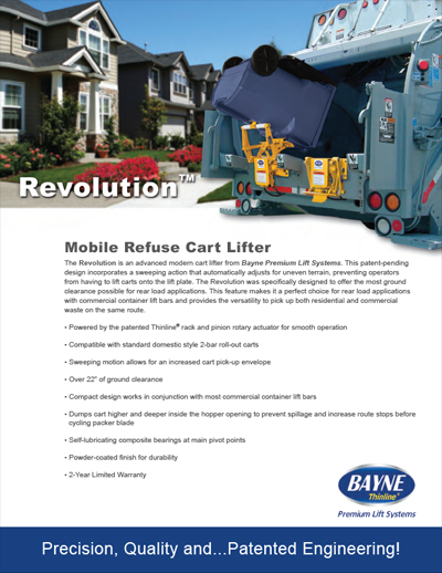 Revolution HD Garbage Truck Tipper Brochure