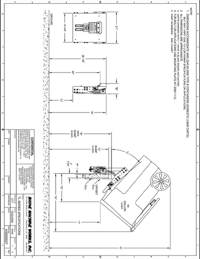 TL 1124 Series Cart Tipper Spec Sheet