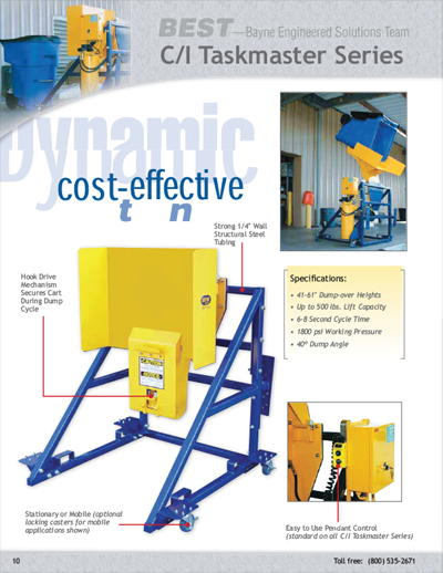 Taskmaster Lifter Brochure Download