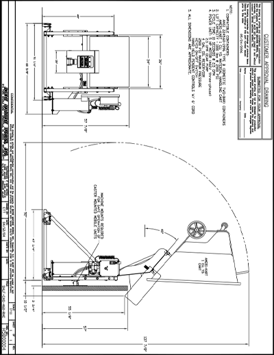 TASKMASTER High Lift Stationary Specifications Download