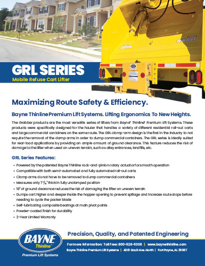 Bayne GRL Series Brochure