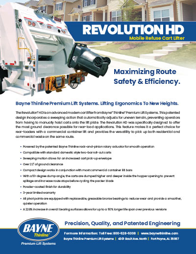 Bayne Revolution HD Brochure