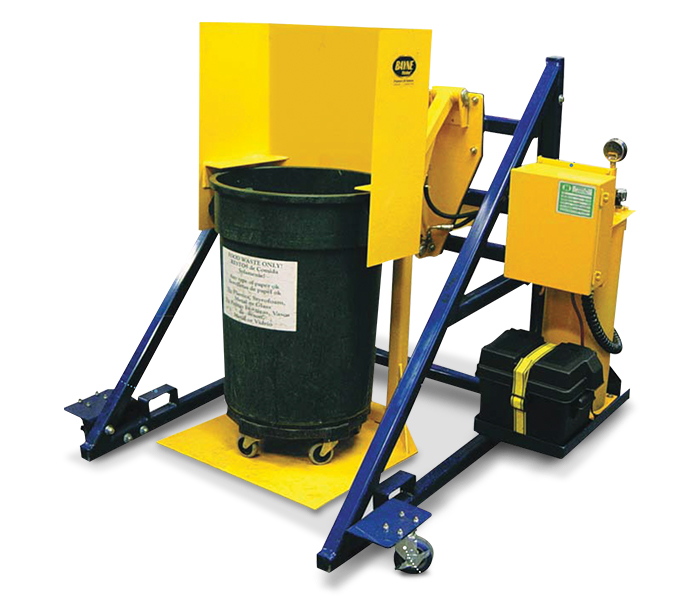 Stationary Food Service Garbage Waste Can Lifter