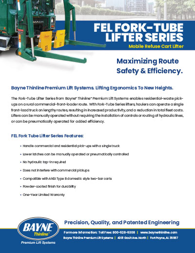 Bayne Fork Tube Lifter Brochure